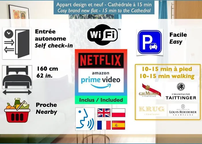 Le Petit Meslier, 15 Min Cathedrale - Old Town *